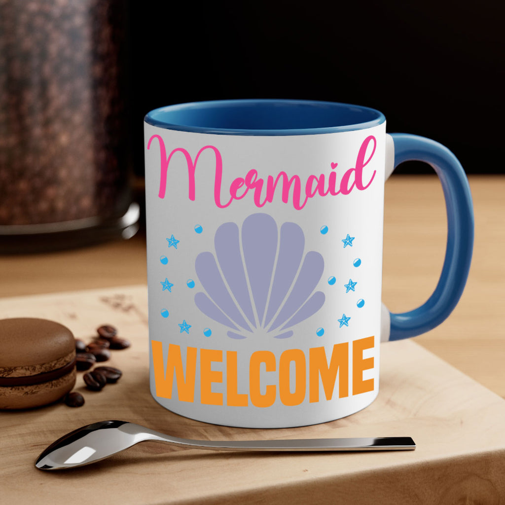 Mermaid Welcome Design 467#- mermaid-Mug / Coffee Cup