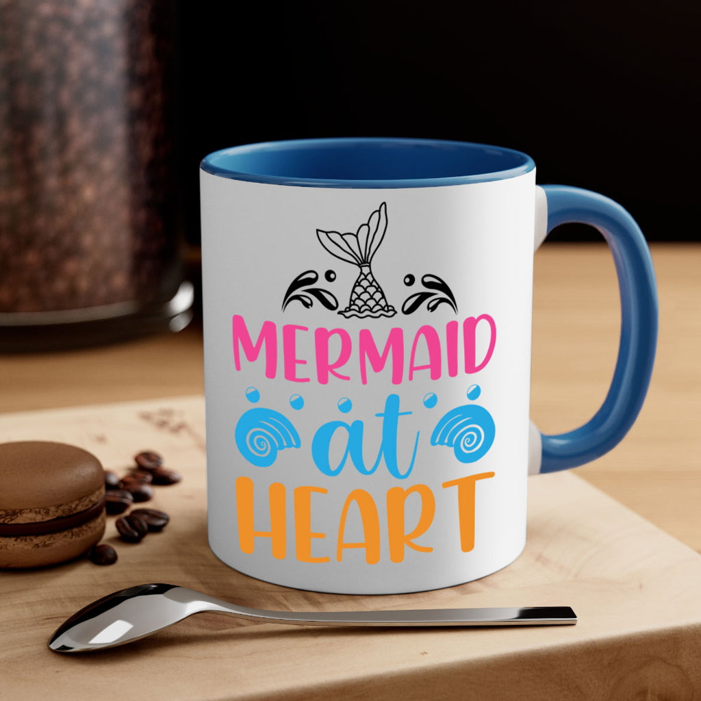 Mermaid at heart Design 396#- mermaid-Mug / Coffee Cup