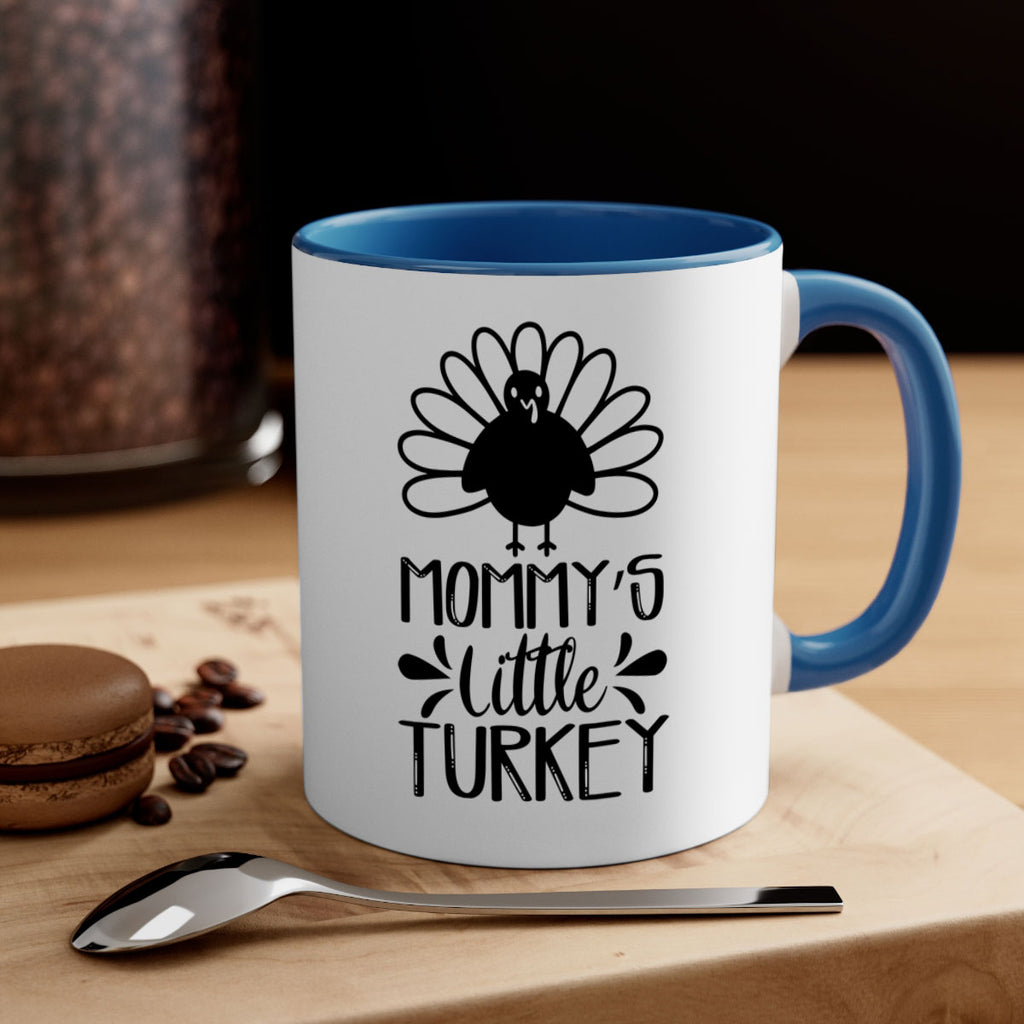 Mommy s Little Turkey 427#- fall-Mug / Coffee Cup