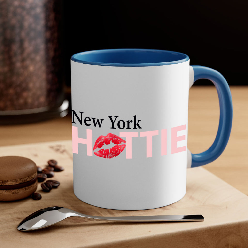 New York Hottie With Red Lips 32#- Hottie Collection-Mug / Coffee Cup