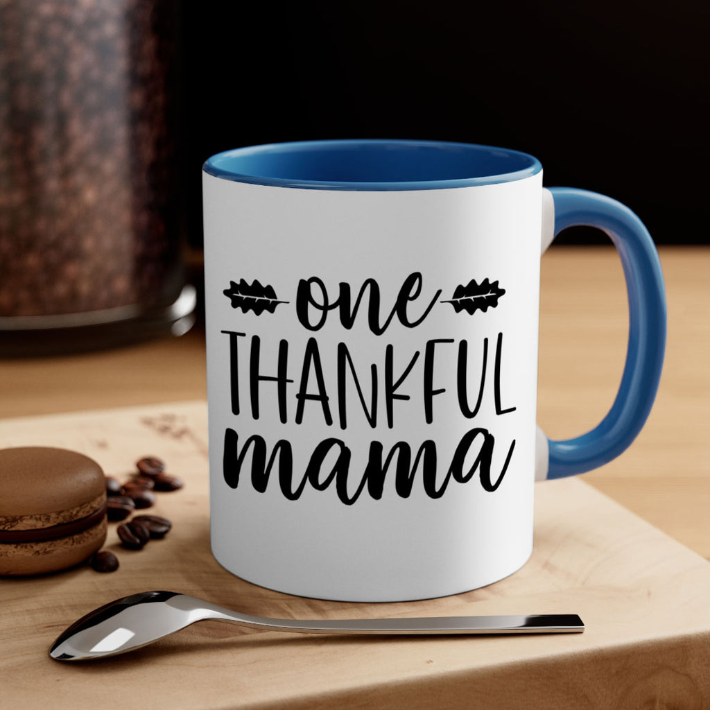 One Thankful Mama 464#- fall-Mug / Coffee Cup