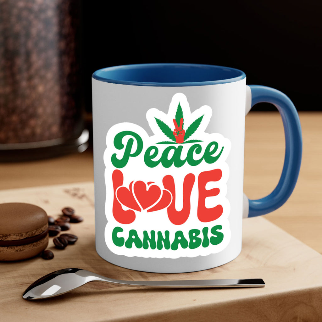 Peace Love Cannabis 218#- marijuana-Mug / Coffee Cup