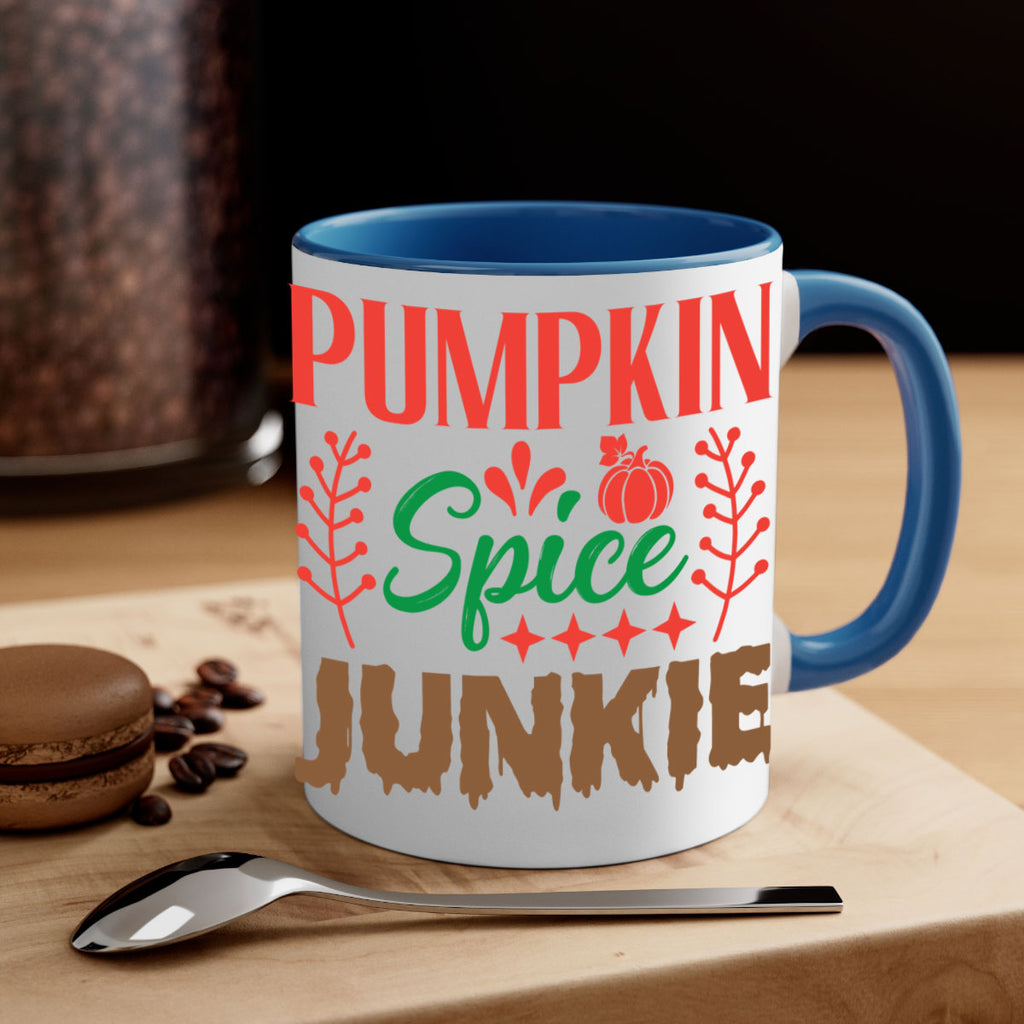 Pumpkin Spice Junkie 547#- fall-Mug / Coffee Cup