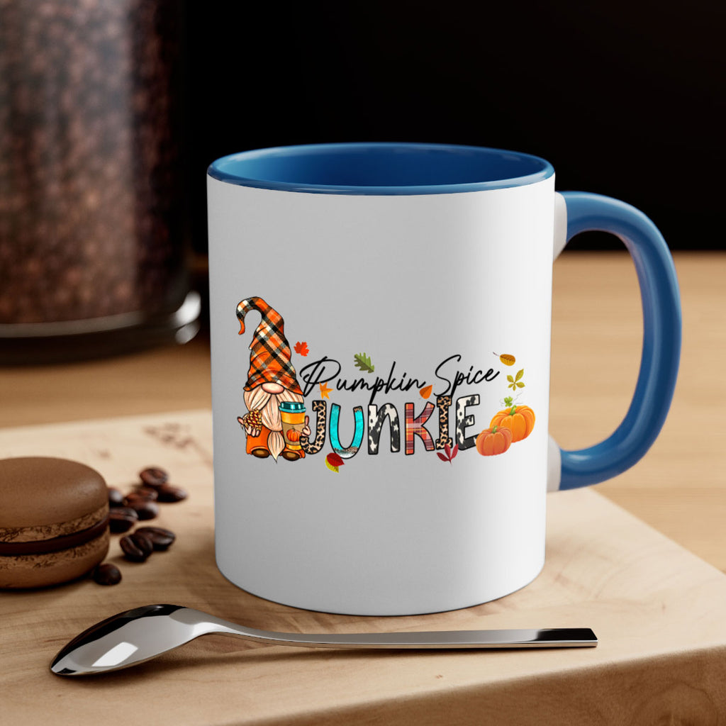 PumpkinSpiceJunkieFallGnome 567#- fall-Mug / Coffee Cup