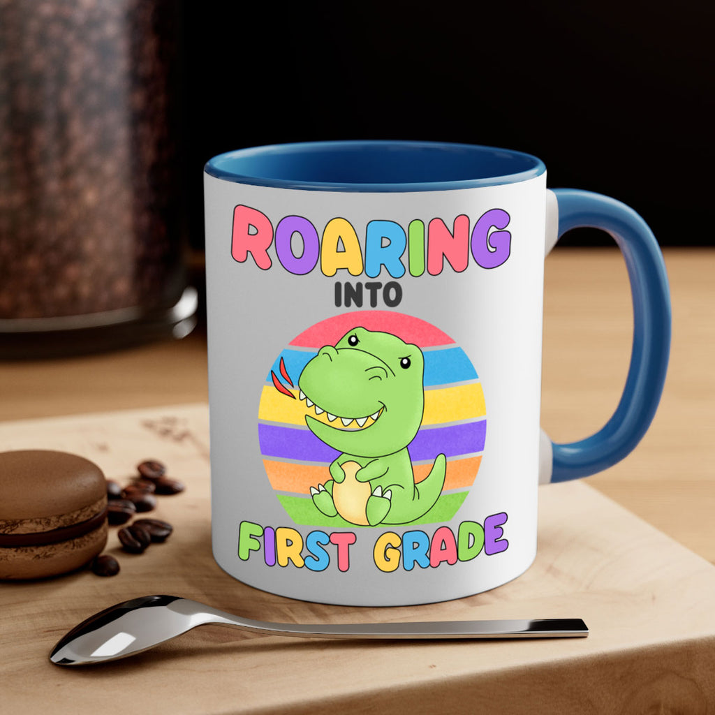 Roaring to 1st Grade Trex 2#- First Grade-Mug / Coffee Cup