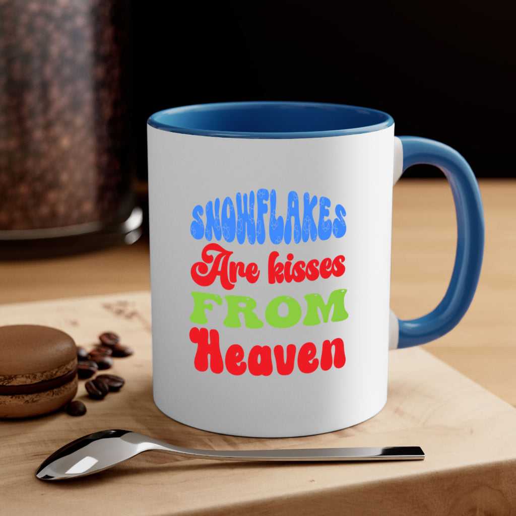 Snowflakes are kisses from heaven 377#- winter-Mug / Coffee Cup