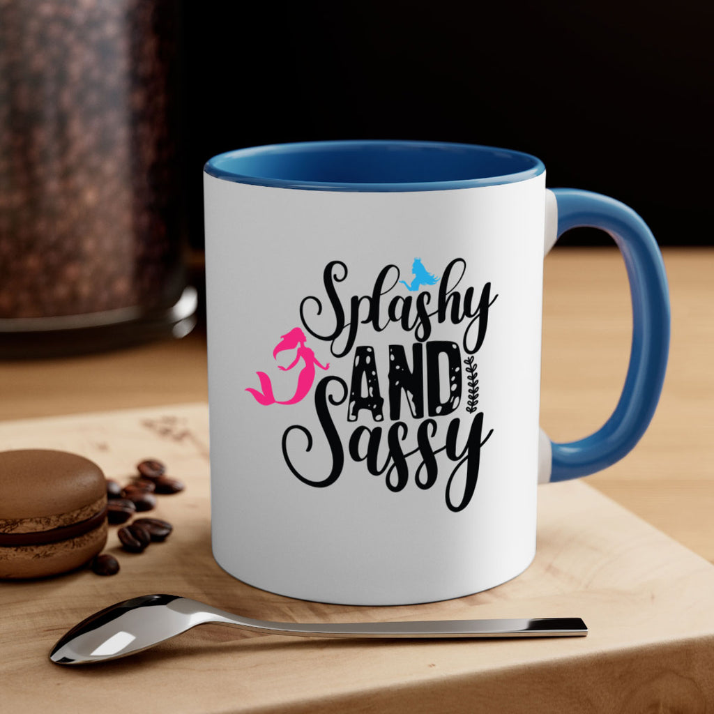 Splashy and Sassy 624#- mermaid-Mug / Coffee Cup