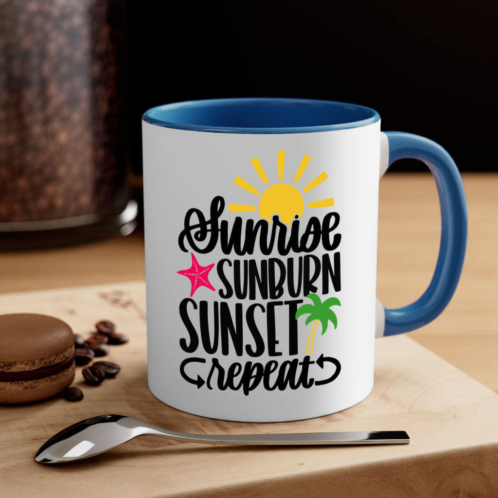 Sunrise Sunburn Sunset Repeat Style 16#- Summer-Mug / Coffee Cup