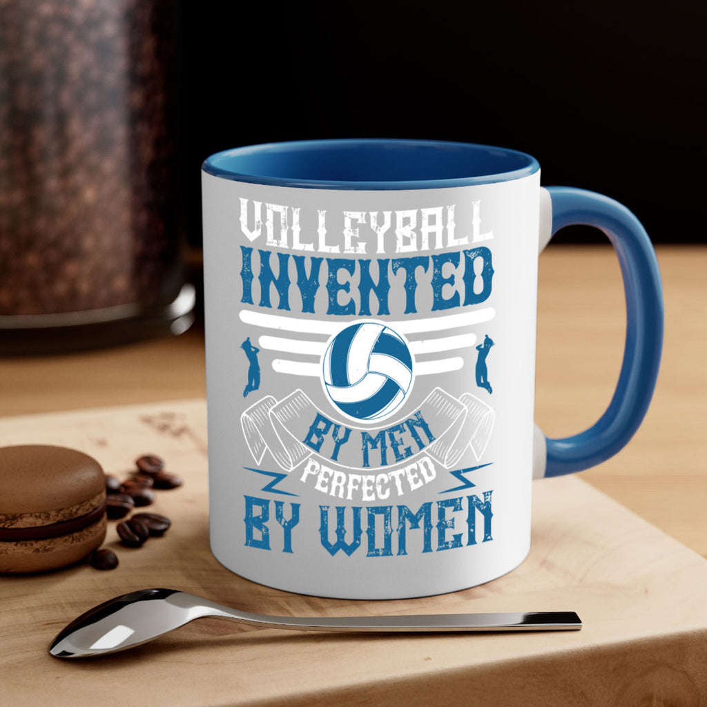 Volleyball invented by men perfected by women Style 118#- volleyball-Mug / Coffee Cup