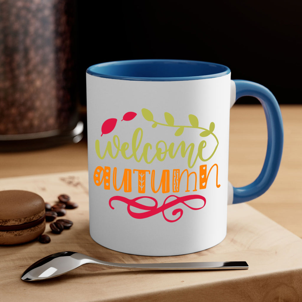 Welcome Autumn 629#- fall-Mug / Coffee Cup