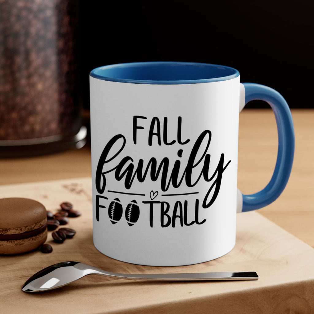 fall family football 100#- fall-Mug / Coffee Cup