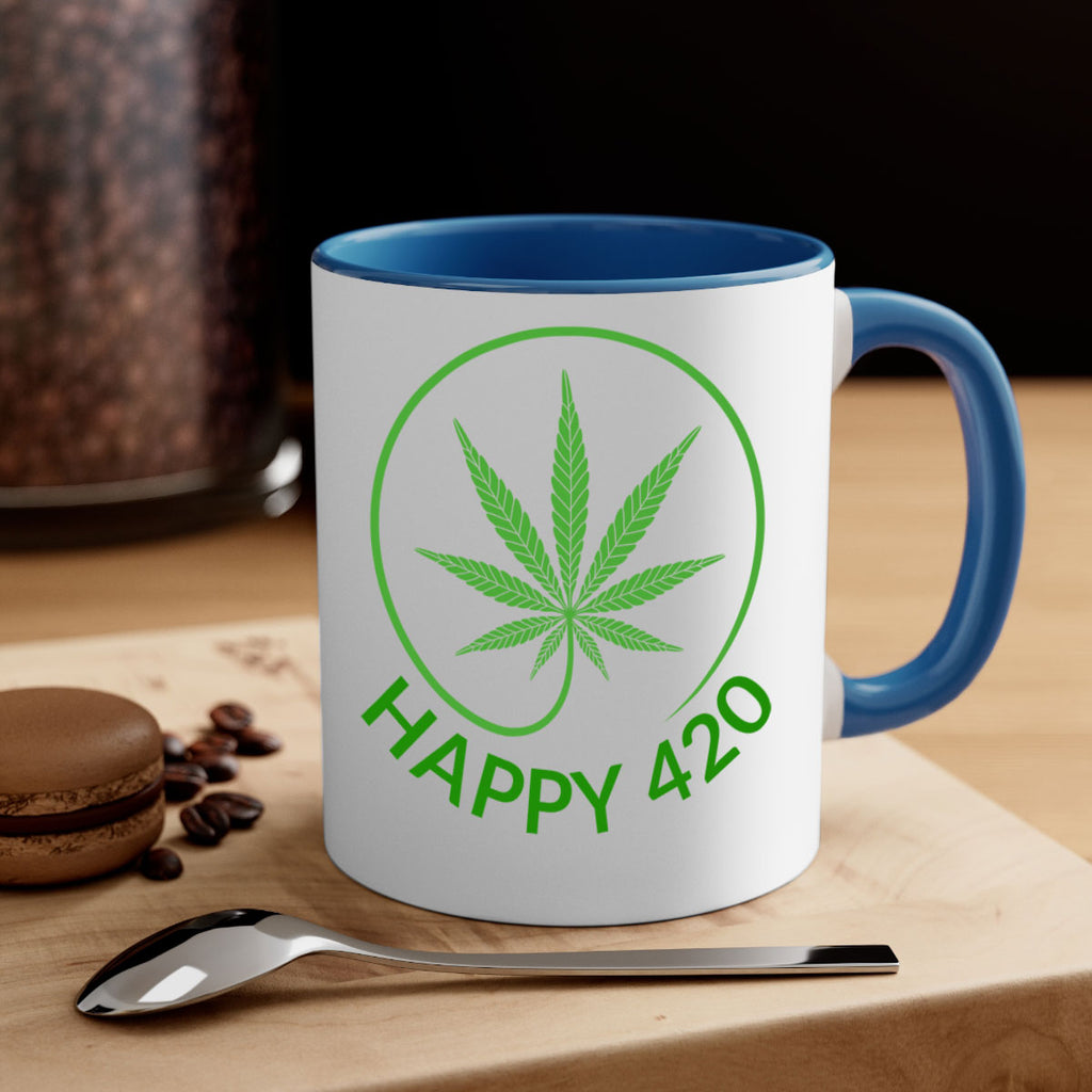 happy 420 100#- marijuana-Mug / Coffee Cup