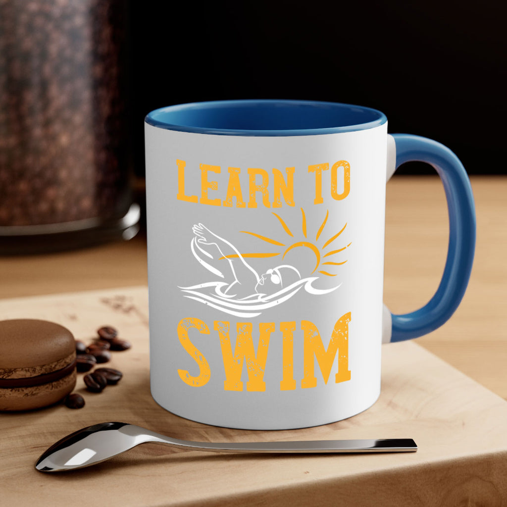 learn to swim 953#- swimming-Mug / Coffee Cup