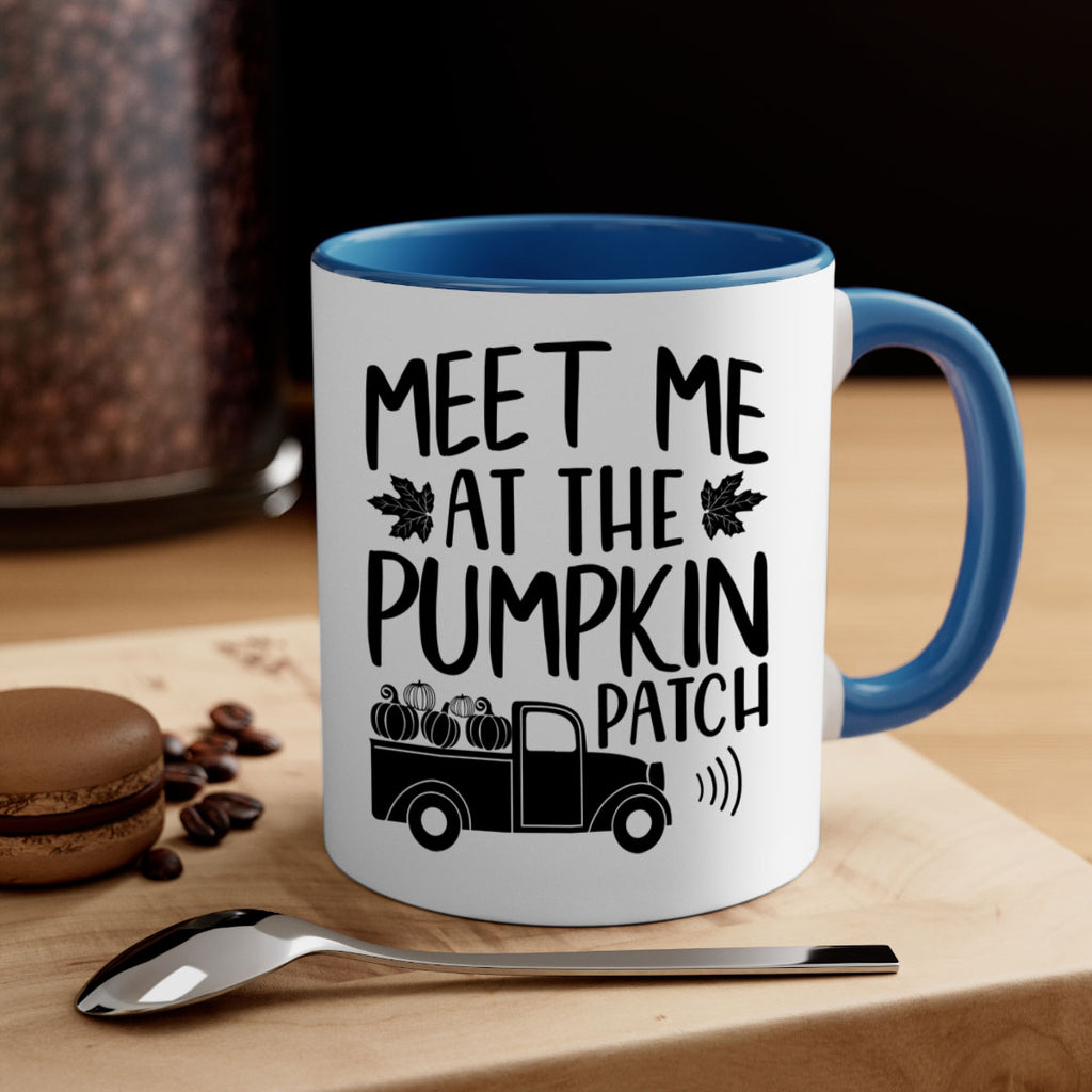meet me at the pumpkin patch 423#- fall-Mug / Coffee Cup