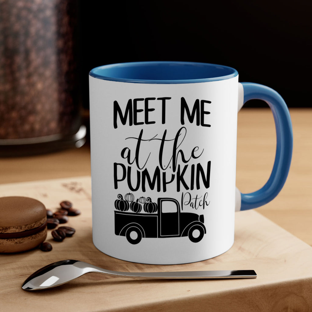 meet me at the pumpkin patch 424#- fall-Mug / Coffee Cup