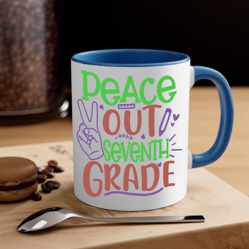 peace out 7th grade 2#- 7th grade-Mug / Coffee Cup