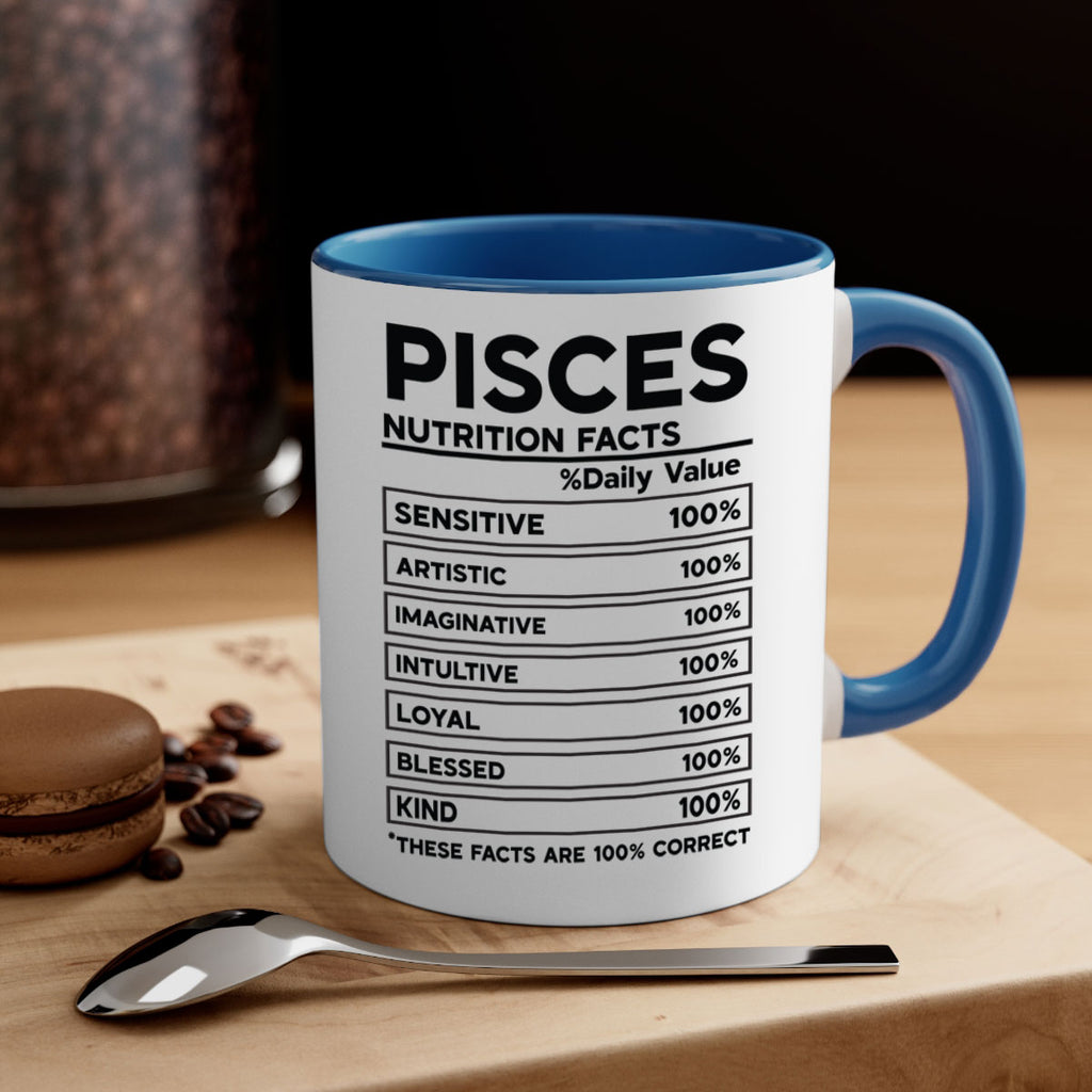 pisces Nutrition Facts 367#- zodiac-Mug / Coffee Cup