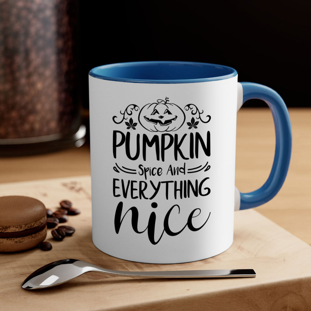 pumpkin spice and everything nice 542#- fall-Mug / Coffee Cup