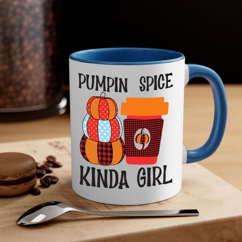 pumpkin spice kinda girl 551#- fall-Mug / Coffee Cup