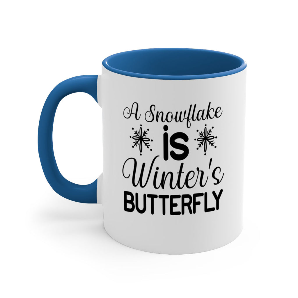 A Snowflake is Winters Butterfly3#- winter-Mug / Coffee Cup