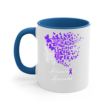 Alzheimers Awareness Shirt Alzheimers Purple Butterflies 23#- alzheimers-Mug / Coffee Cup