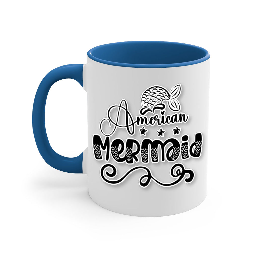 American Mermaid 15#- mermaid-Mug / Coffee Cup