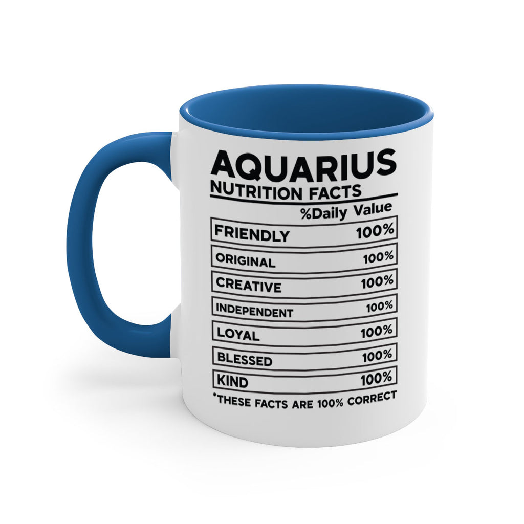 Aquarius Nutrition Facts 67#- zodiac-Mug / Coffee Cup