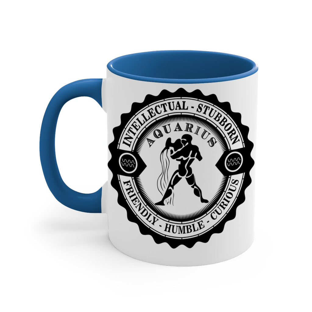 Aquarius balck 44#- zodiac-Mug / Coffee Cup