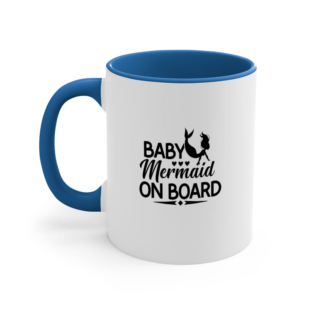 Baby Mermaid On Board 25#- mermaid-Mug / Coffee Cup