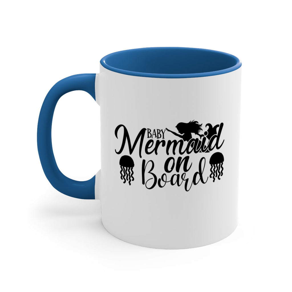 Baby Mermaid On Board 26#- mermaid-Mug / Coffee Cup