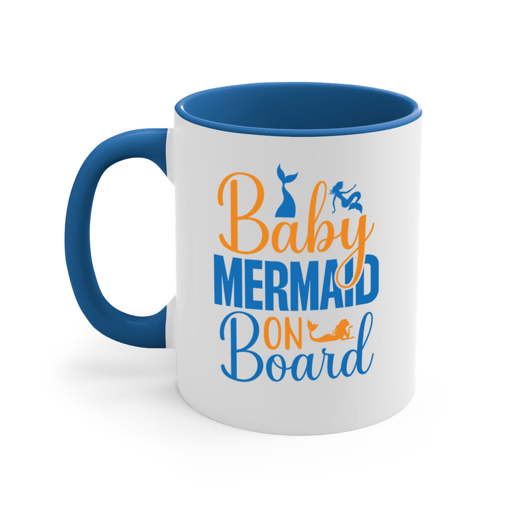 Baby Mermaid on Board 28#- mermaid-Mug / Coffee Cup