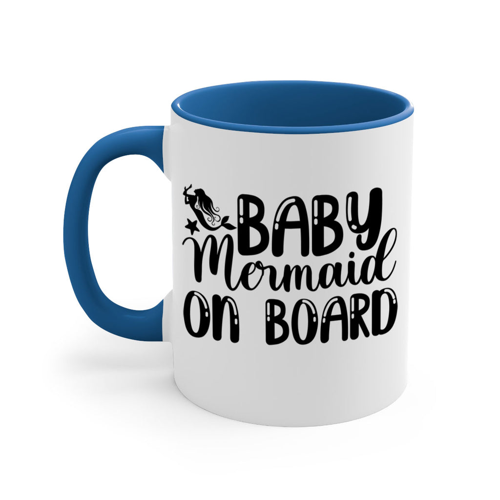 Baby Mermaid on Board 35#- mermaid-Mug / Coffee Cup