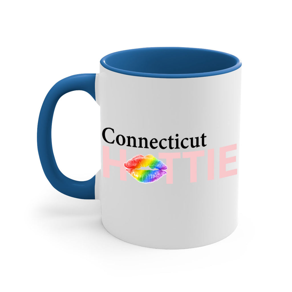 Connecticut Hottie with rainbow lips 7#- Hottie Collection-Mug / Coffee Cup