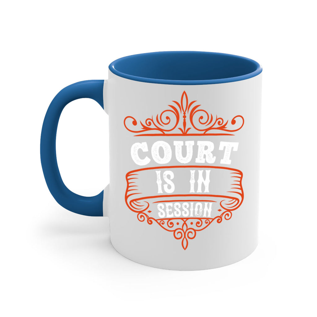 Court is in ball session 1570#- basketball-Mug / Coffee Cup
