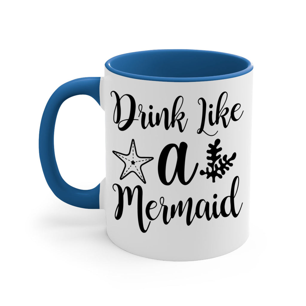 Drink like a mermaid 149#- mermaid-Mug / Coffee Cup