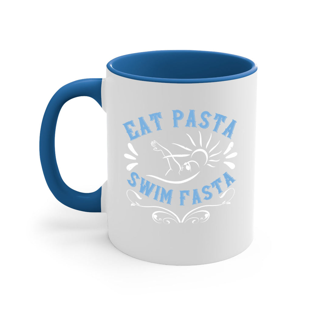 Eat Pasta Swim Fasta 1319#- swimming-Mug / Coffee Cup