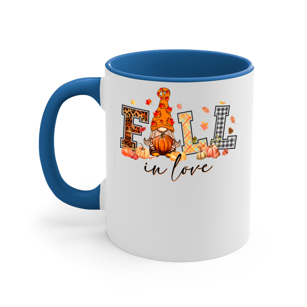 FALLinloveFallGnome 151#- fall-Mug / Coffee Cup