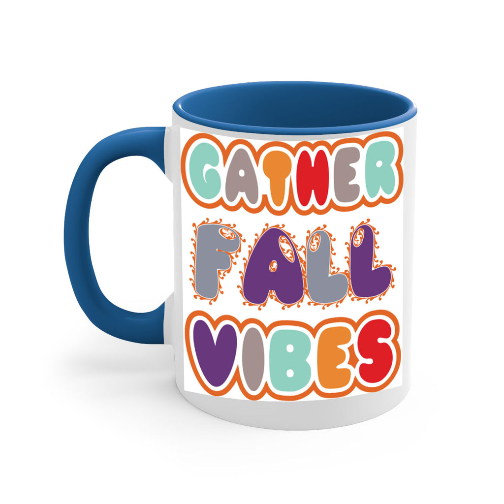 GatherFallVibesdesign 190#- fall-Mug / Coffee Cup
