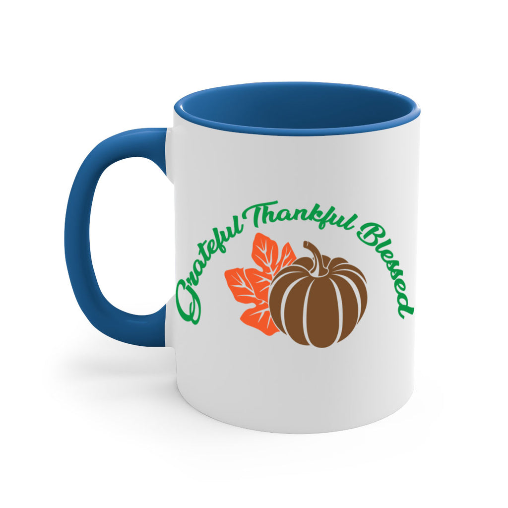 Grateful Thankful Blessed 214#- fall-Mug / Coffee Cup