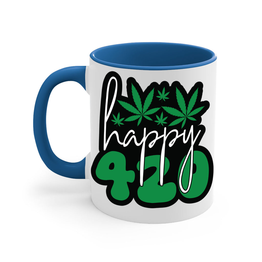 Happy 420 102#- marijuana-Mug / Coffee Cup