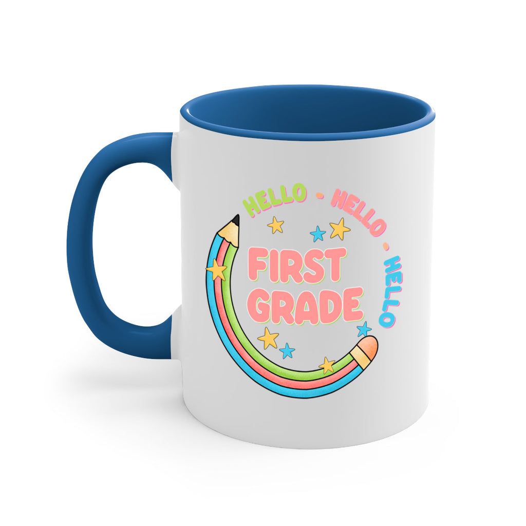 Hello 1st Grade Pencil 15#- First Grade-Mug / Coffee Cup