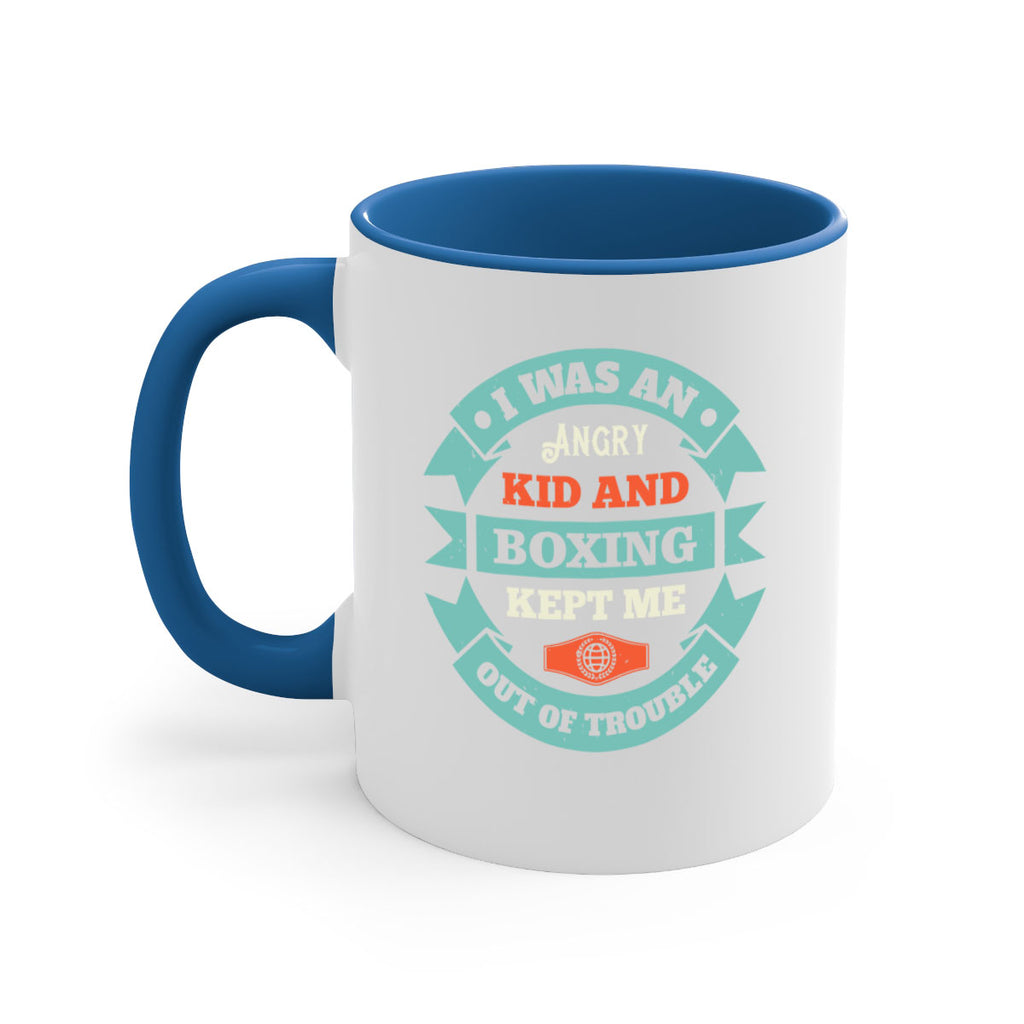 I was an angry kid and boxing kept me out of trouble 1977#- boxing-Mug / Coffee Cup