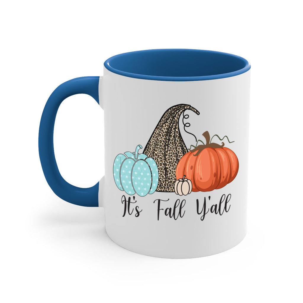 It s Fall Y all Pumpkin 363#- fall-Mug / Coffee Cup