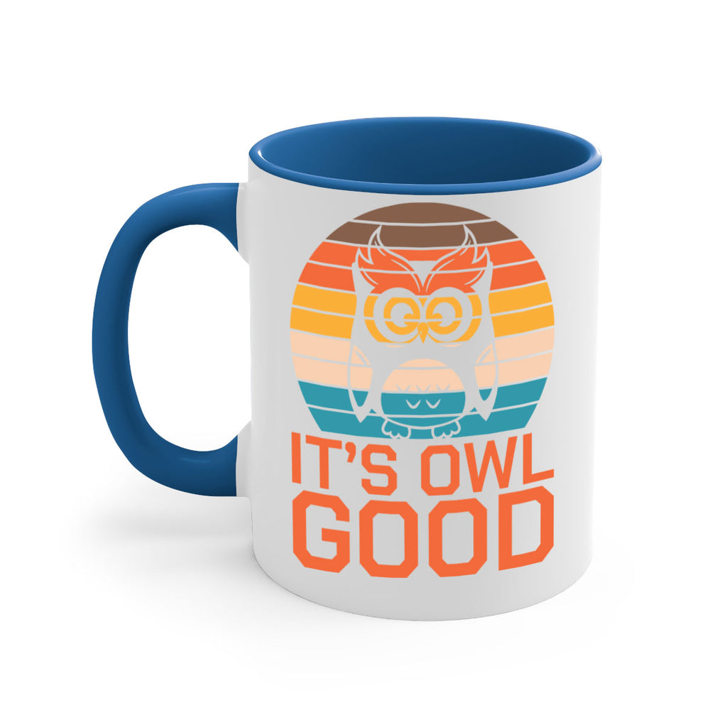 Its Owl Good Retro Owl A TurtleRabbit 10#- owl-Mug / Coffee Cup