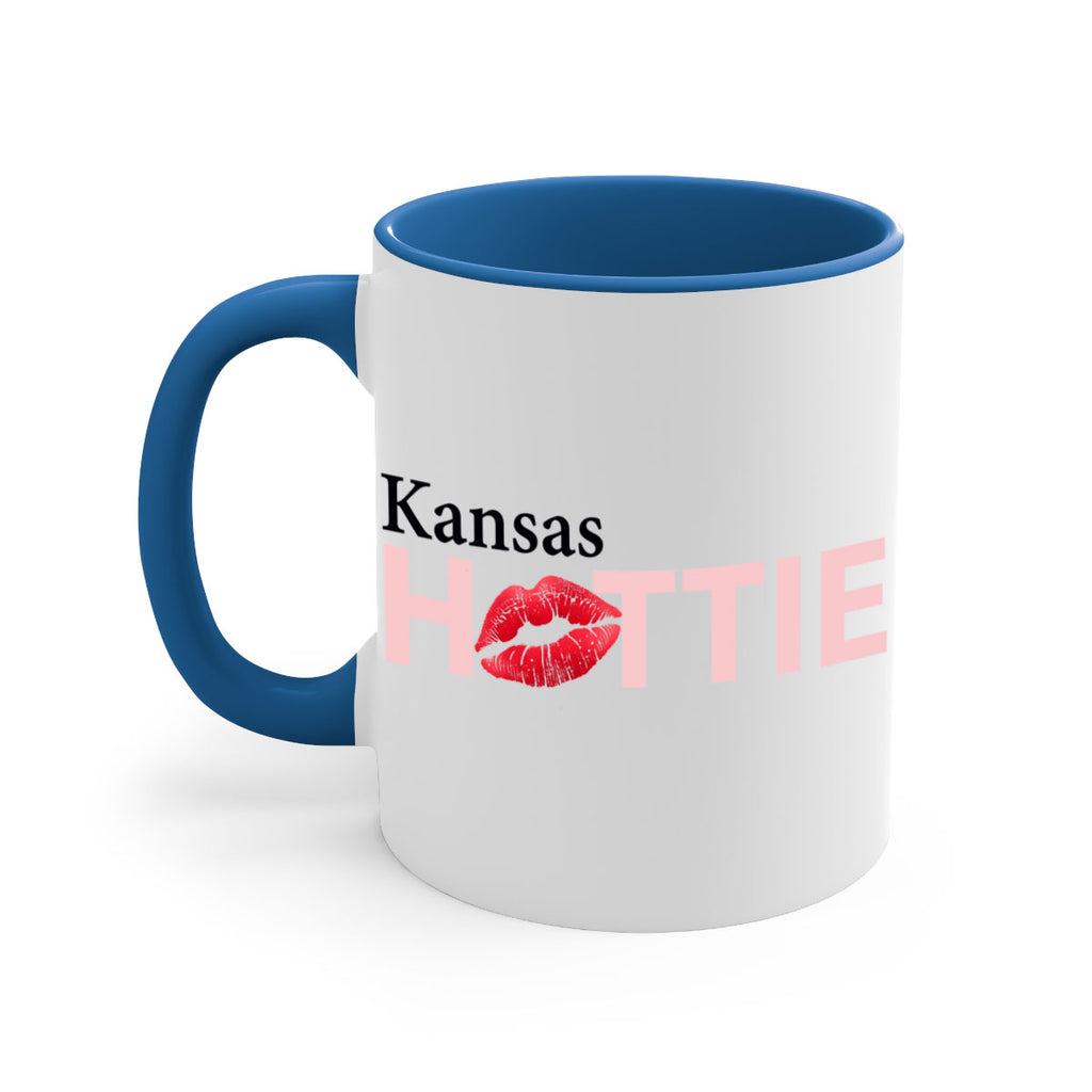Kansas Hottie With Red Lips 16#- Hottie Collection-Mug / Coffee Cup