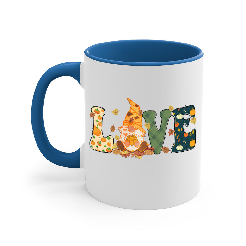 LOVEFallAutumnGnome 415#- fall-Mug / Coffee Cup