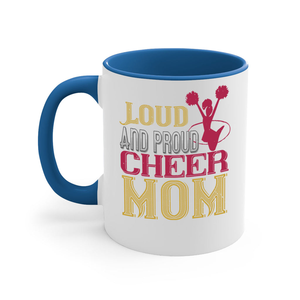 Loud proud cheer mom 764#- football-Mug / Coffee Cup