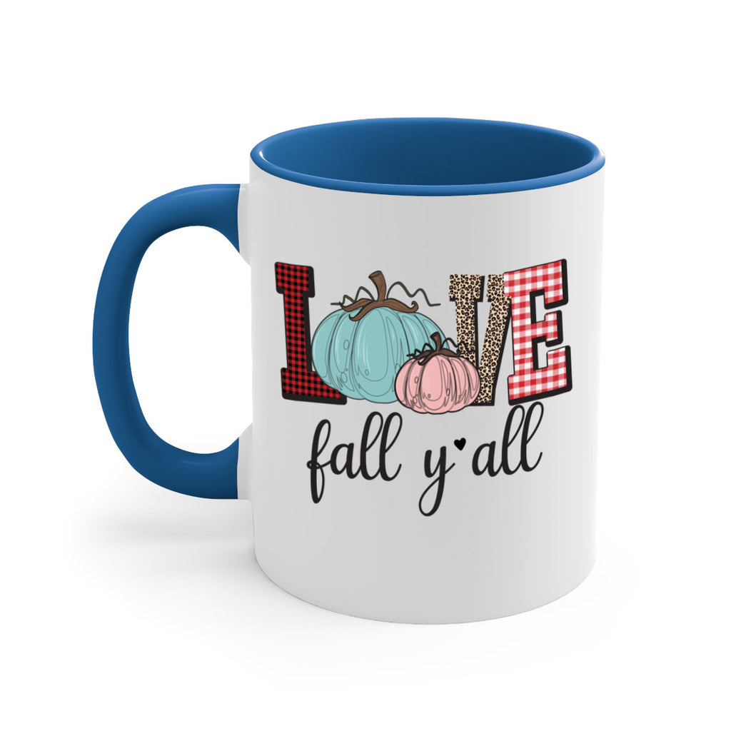 Love Fall Yall 409#- fall-Mug / Coffee Cup