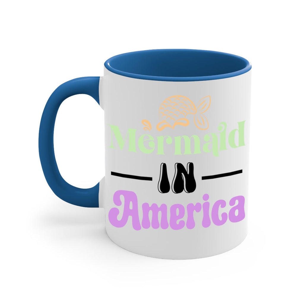 Mermaid In America 420#- mermaid-Mug / Coffee Cup