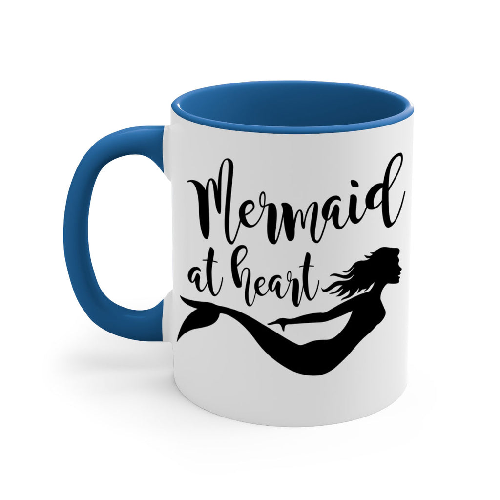 Mermaid at heart 395#- mermaid-Mug / Coffee Cup